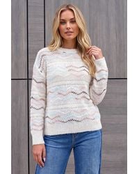 D.u.s.k - Stitch Detail Knit Jumper - Lyst