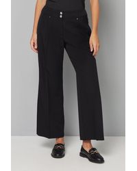 Wallis - Petite Smart Wide Leg Trousers - Lyst