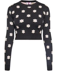 myMo - Jumper Zwarte Room Paars - Lyst