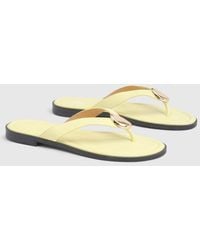 Boohoo - Trim Detail Flip Flops - Lyst