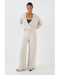 DSGN Studio - Supersoft Wide Leg Trouser - Lyst