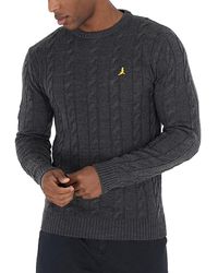 Brave Soul - Pullover Jumper Crew Neck Long Sleeve Winter Knitted Cardigan - Lyst