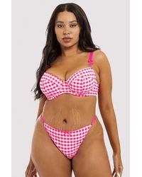 squish. - Daisy Gingham Thong - Lyst