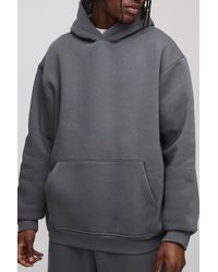 BoohooMAN - Tall Basic Oversized Over The Head Hoodie - Lyst