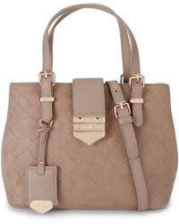 Carvela Kurt Geiger - Suedette Maria Mini Weave Bag - Lyst