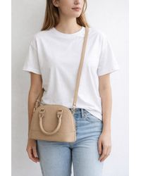 SVNX - Faux Leather Mini Crossbody Bag - Lyst