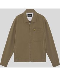 Lyle & Scott - Lightweight Enzyme Wash Overshirt - Lyst