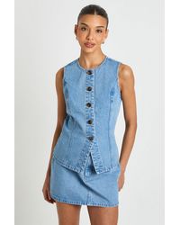 Boohoo - Button Down Waistcoat - Lyst