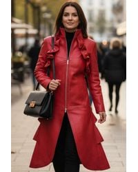 Infinity Leather - Goth High Collar Victorian Flare Tailcoat - Lyst