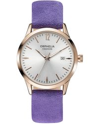 Orphelia - Fashion Suede Watch Of711820 Leather - Lyst