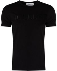 Iceberg - T-shirt C-neck Mannen Zwart - Lyst