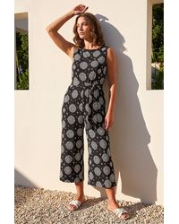 Roman - Petite Textured Jumpsuit - Lyst