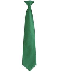 PREMIER - Adult Colours Fashion Plain Clip-On Tie - Lyst