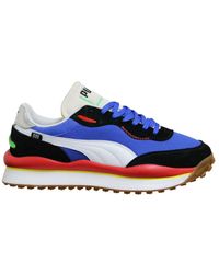 PUMA - Style Rider Play On Low Lace Up Casual Trainers - Lyst
