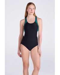 Mountain Warehouse - 'Take The Plunge' Swimsuit With Removable Cups Breathable Swimwear Nylon - Lyst