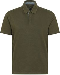 Mountain Warehouse - 'Hasst Ii' Polo With Button Neck Cotton Sun Protection Casual Tee - Lyst