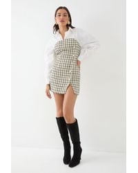 MissPap - Premium Boucle Bandeau Tailored Mini Dress - Lyst