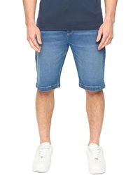 Crosshatch - Kamaline Denim Shorts (Mid Wash) - Lyst