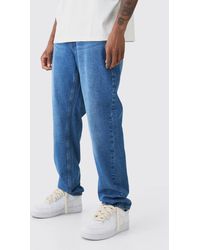 BoohooMAN - Tall Straight Rigid Jean - Lyst