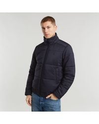 G-Star - Padded Quilted Jacket - Lyst