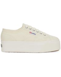 Superga - Ladies 2790 Linea Up Down Trainers /Avorio) - Lyst