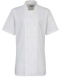 PREMIER - Ladies Short-Sleeved Chef Jacket - Lyst