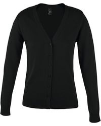 Sol's - Ladies Golden V Neck Cardigan - Lyst