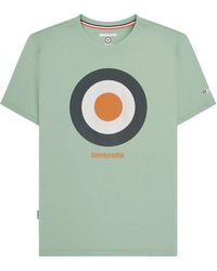 Lambretta - Target Cotton T-Shirt (Iceberg) - Lyst
