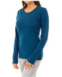 Tommy Hilfiger - Womenss Long-Sleeved Round Neck T-Shirt 1487903735 - Lyst