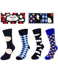 Happy Socks - 4-Pack My Favourite Blues Gift Set Cotton - Lyst