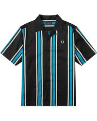 Fred Perry - Gestreept Overhemd Met Reverskraag - Lyst