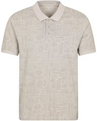 Mountain Warehouse - 'Dawnay Pique' Slub Textured Polo Shirt Comfy Casual T-Shirt Cotton - Lyst