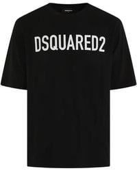 DSquared² - Loose Fit Brand Logo T-Shirt - Lyst