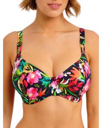 Freya - Kailua Shores Plunge Bikini Top - Lyst