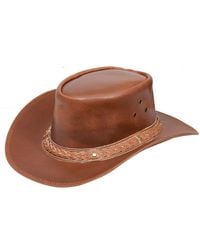 Infinity Leather - Cowboy Outback Real Aussie Bush Hat - Lyst