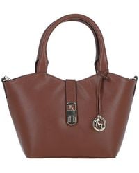Ashwood Leather - 'Maristella' Real Handbag With Detachable Crossbody Strap - Lyst