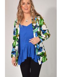 Secret Label - Floral Long Unlined Jacket - Lyst