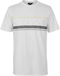 BOSS - Hbg Zone Signature Logo T-Shirt - Lyst