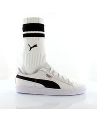 PUMA - Basket Sock Style Evoknit Textile Trainers 365832 01 - Lyst