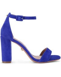Carvela Kurt Geiger - Suede Regatta Heel Sandals - Lyst