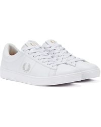 Fred Perry - Spencer Leather Trainers - Lyst