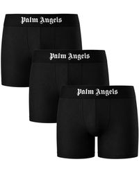 Palm Angels - Tri-Pack Long Trunk Boxer Shorts Cotton - Lyst