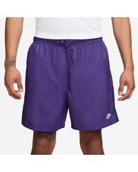 Nike - Club Flow Woven Tracksuit Shorts - Lyst