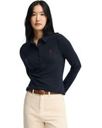 POLO CLUB - Shirt Long Sleeve Slim Fit Polo-Shirt-L-S4 - Lyst