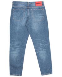 HUGO - 634 Tapered Fit Jeans - Lyst