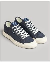 Superdry - Vegan Canvas Low Top Trainers - Lyst
