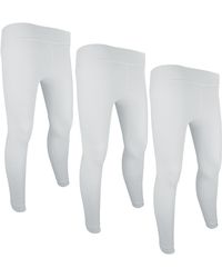 THMO - 3 Pack Ladies Thermal Bottoms Leggings For Winter - Lyst