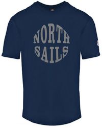 North Sails - Circle Logo T-Shirt Cotton - Lyst