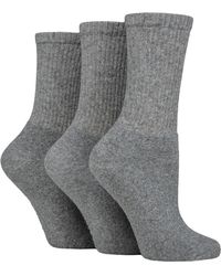 SOCKSHOP TORE - 3 Pack Ladies Plain Crew Sport Socks - Lyst