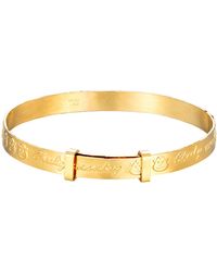 The Jewellery Stockroom - Rolled Cheeky Monkey Adjustable Children's Bangle Plated - Lyst